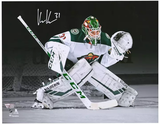 Kaapo Kahkonen Minnesota Wild Autographed 11x14 Spotlight Photo - FANATICS Authentic