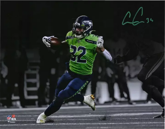 Chris Carson Seattle Seahawks Autographed 11x14 Spotlight Photo - FANATICS Authentic