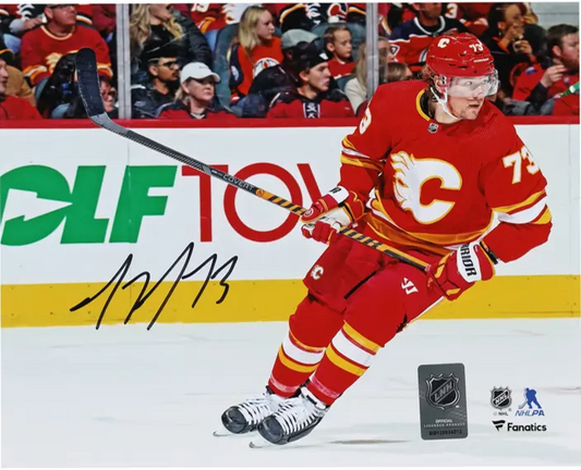 Tyler Toffoli Calgary Flames Autographed 8x10 Skating Photo - FANATICS Authentic