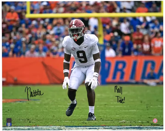 Jordan Battle Alabama Crimson Tide "Roll Tide" Autographed 16x20 Photo - FANATICS Authentic