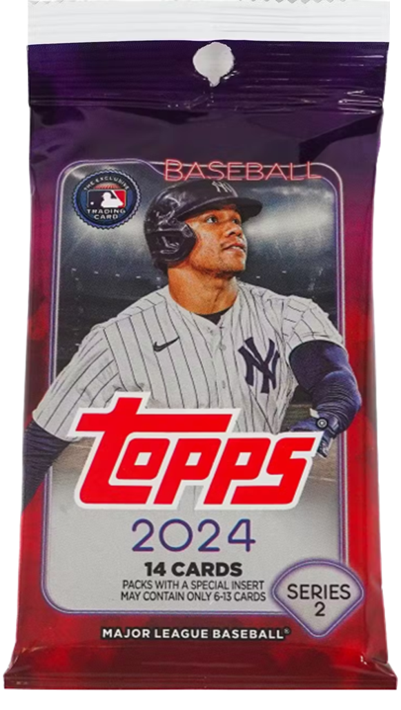 2024 Topps Series 2 Baseball Retail Pack - 14 Cards