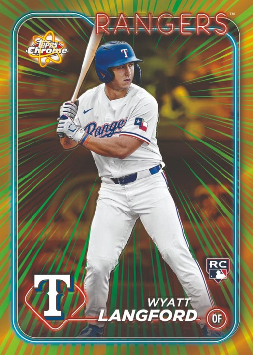 2024 Topps Chrome Baseball Value Box Pack (4 Cards)