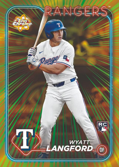 2024 Topps Chrome Baseball Value Box Pack (4 Cards)