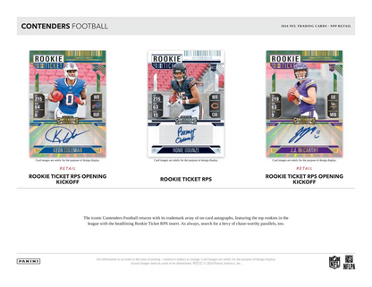 2024 Panini Contenders Football Blaster Box (5 Packs)
