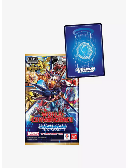 Digimon TCG: World Convergence (BT21) Booster Pack (12 Cards)