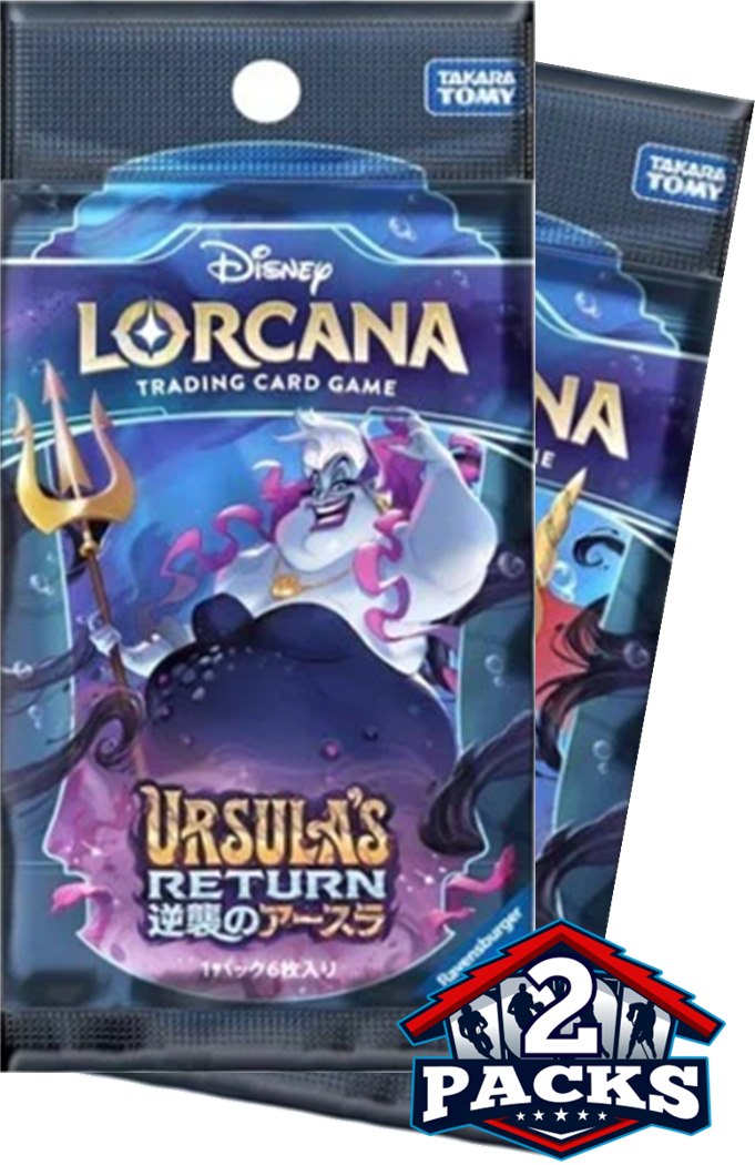 Disney Lorcana: Ursula's Return (JPN) Booster 2pk (6 Cards Each)