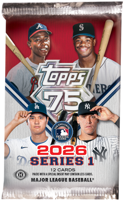 2026 Topps Series 1 Baseball Hobby Pack (12 Cards)