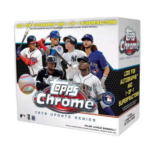 2020 Topps Chrome Update Series Baseball Mega Box (7 Packs)