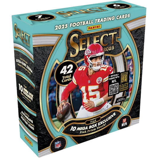 2025 Panini Select Football Mega Box (6 Packs)