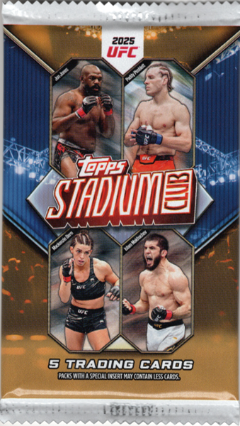 2025 Topps Stadium Club UFC Blaster Pack (5 Cards)