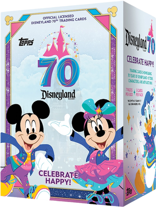 2025 Topps Disneyland 70th Anniversary Value Box (7 Packs)