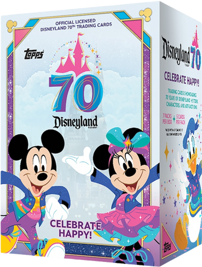 2025 Topps Disneyland 70th Anniversary Value Box (7 Packs)