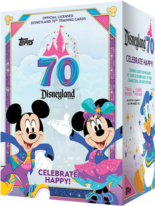 2025 Topps Disneyland 70th Anniversary Value Box (7 Packs)