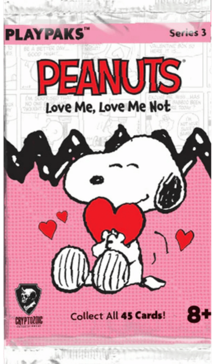 2025 Peanuts Playpaks Love Me, Love Me Not Blaster Pack (5 Cards)