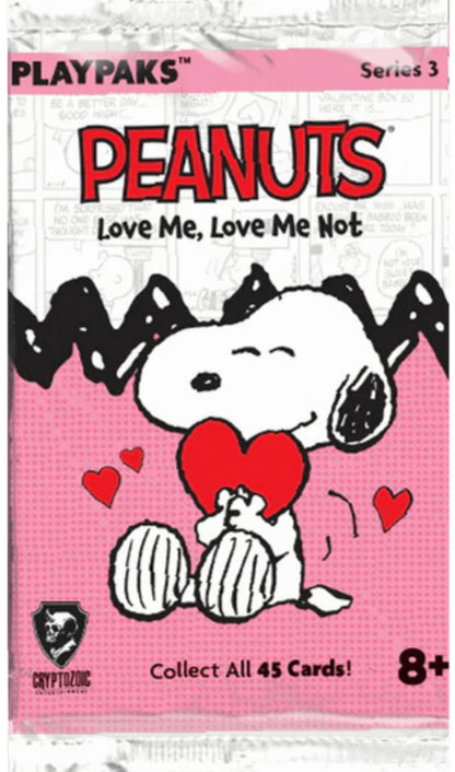 2025 Peanuts Playpaks Love Me, Love Me Not Blaster Pack (5 Cards)