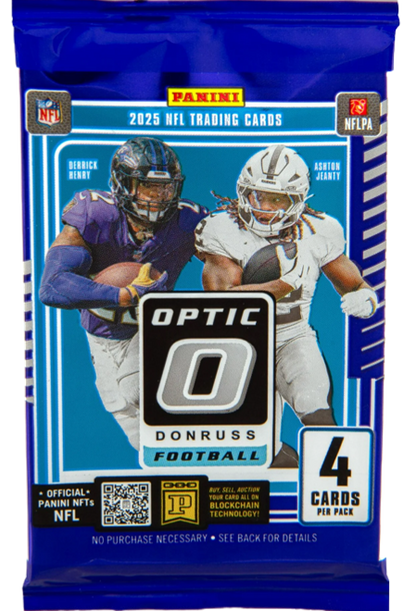 2025 Panini Optic Football Blaster Pack (4 Cards)