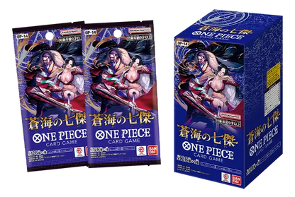 One Piece: AZURE SEA'S SEVEN (OP14) Japanese Booster 2pk (6 Cards each)