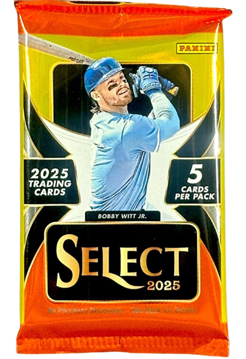 2025 Panini Select Baseball Hobby Pack (5 Cards)