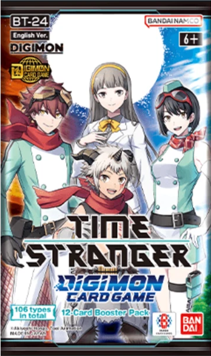 Digimon BT24: TIME STRANGER Booster Box (24 Packs)