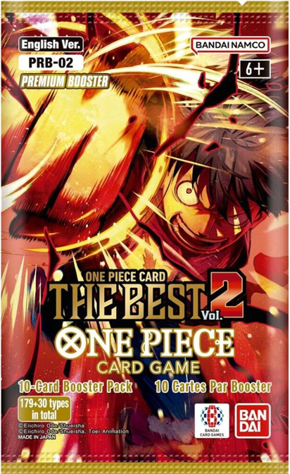 One Piece PRB-02: The Best vol2 (ENG) Premium Booster Pack (10 Cards)