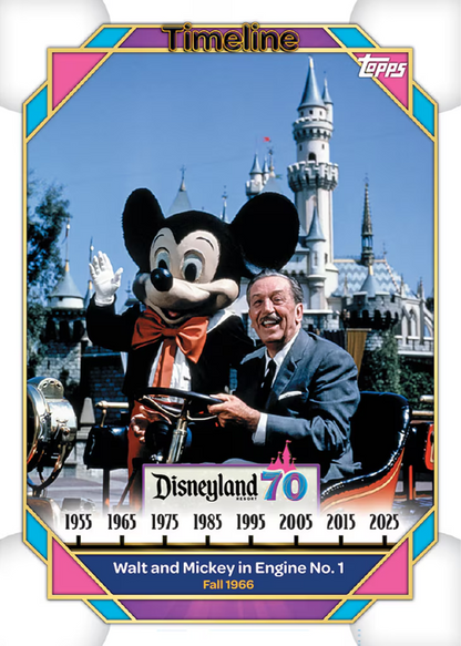2025 Topps Disneyland 70th Anniversary Blaster Pack (5 Cards)