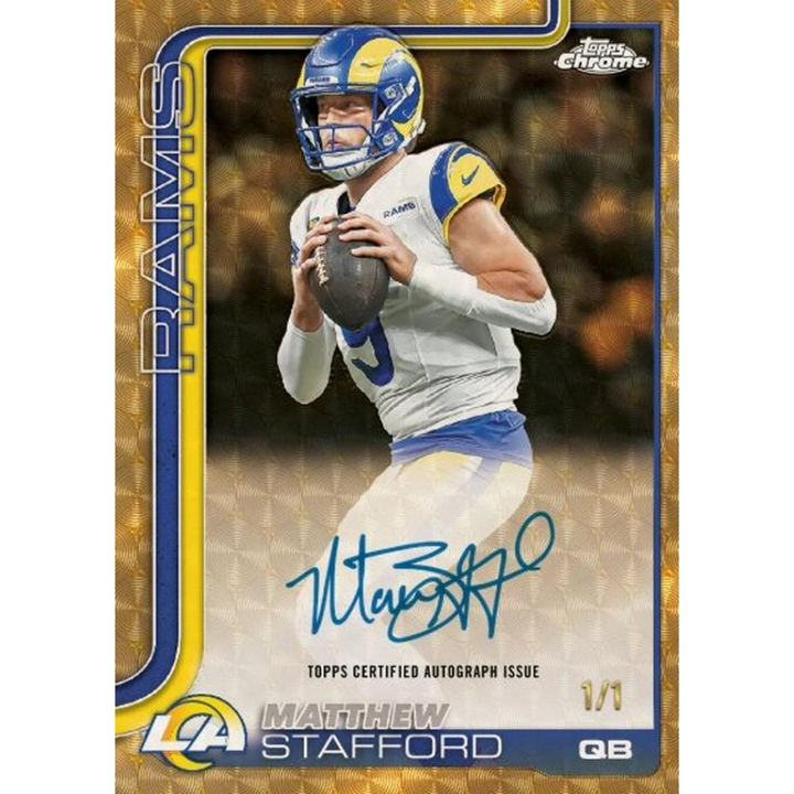 2025 Topps Chrome Football Blaster Pack (4 Cards)