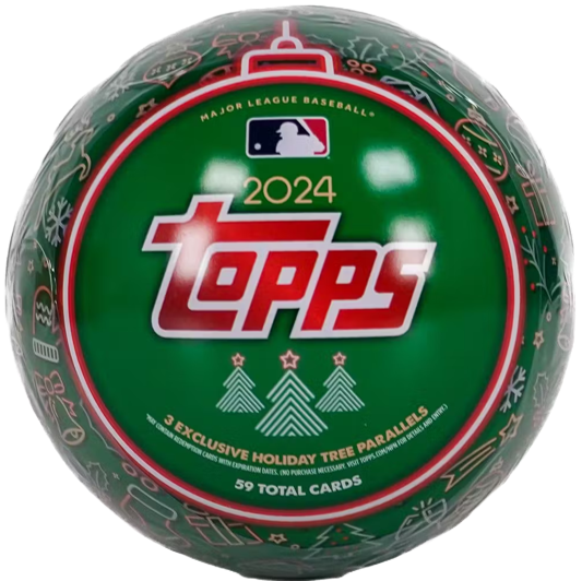 2024 Topps Holiday Baseball Tin (59 Cards)