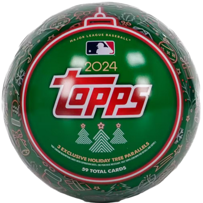 2024 Topps Holiday Baseball Tin (59 Cards)