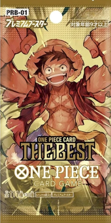 One Piece TCG: PRB-01 The Best Japanese Premium Booster Pack (10 Cards)