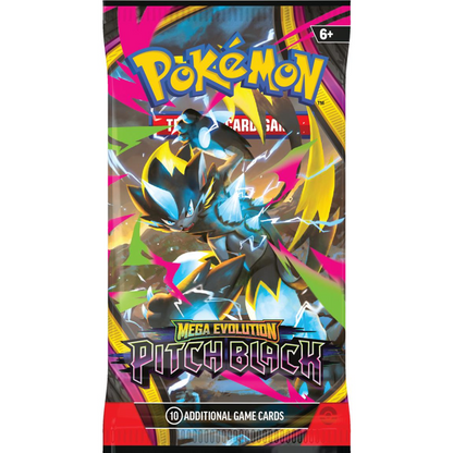 Pokemon: Mega Evolution PITCH BLACK English Booster Pack (10 Cards)