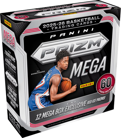 2025-26 Panini Prizm Basketball Mega Box (6 Packs)