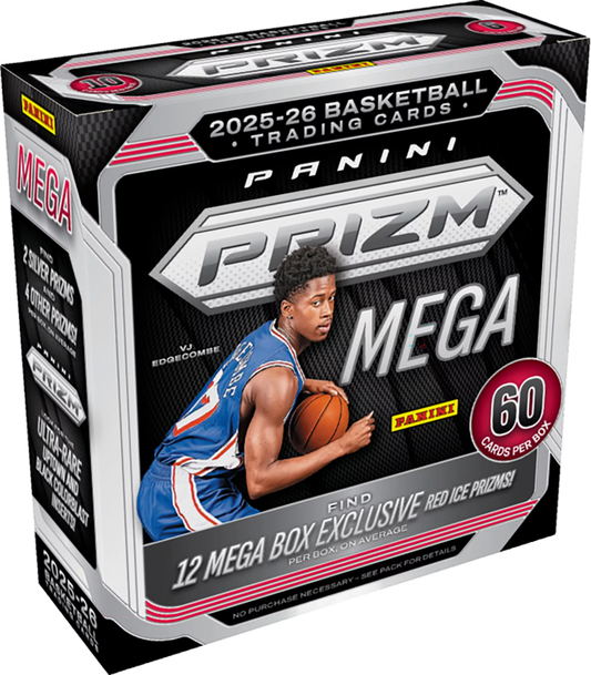 2025-26 Panini Prizm Basketball Mega Box (6 Packs)