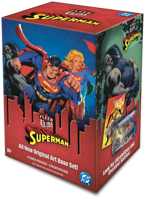 2026 Upper Deck Fleer Ultra Superman Blaster Box (3 Packs)