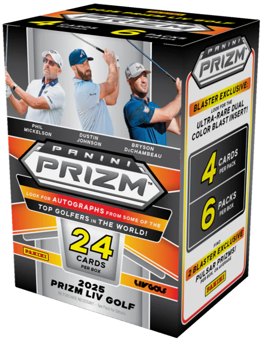 2025 Panini Prizm LIV Golf Blaster Box (6 packs)