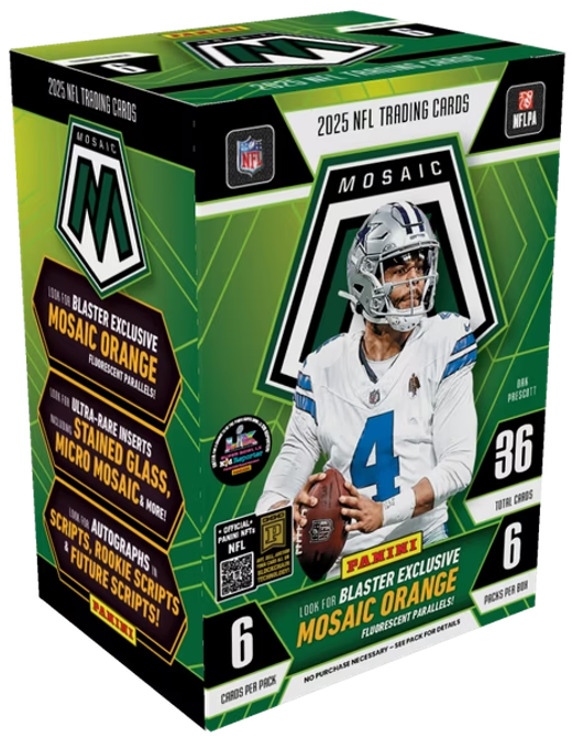 2025 Panini Mosaic Football Blaster Box (6 Packs)