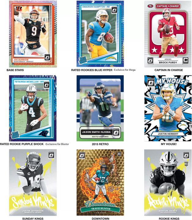 2025 Panini Optic Football Mega Box Pack (7 Cards)