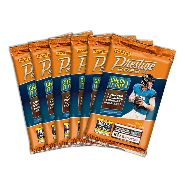 2022 Panini Prestige Football Blaster Box (6 Packs)