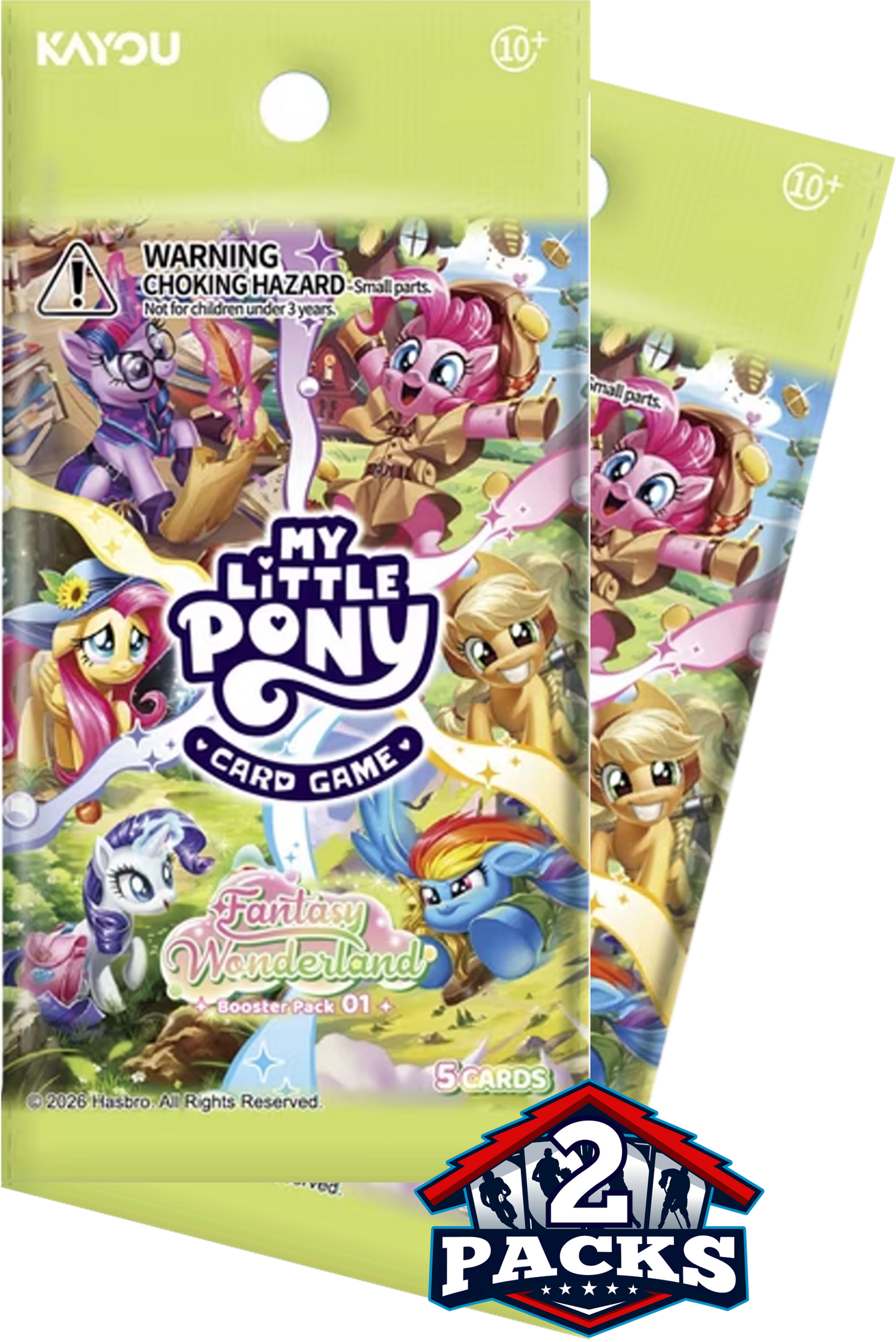 My Little Pony TCG: Fantasy Wonderland Booster 2Pk (5 Cards)