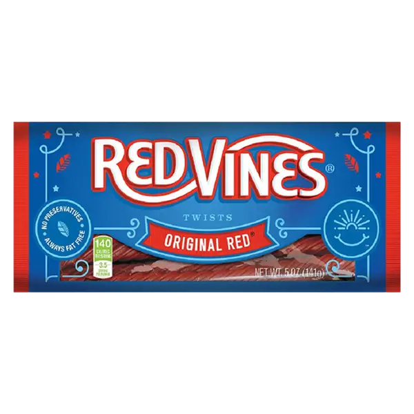 Red Vines Original Red Licorice Twists (5oz Tray)