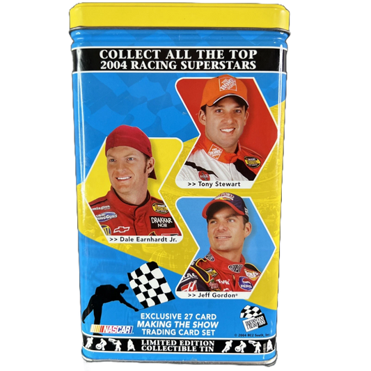 2004 Press Pass Making the Show NASCAR Tin (27 Card Set)