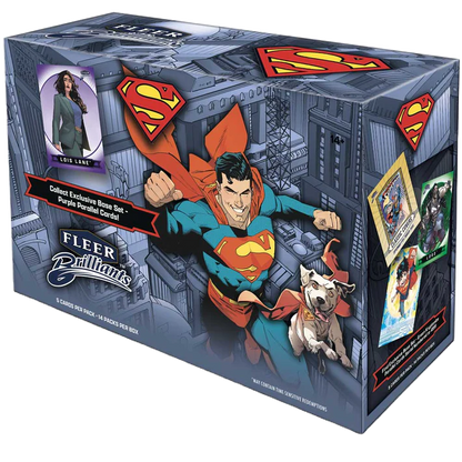 2025 Upper Deck Fleer Brilliants Superman Mega Box (14 Packs)
