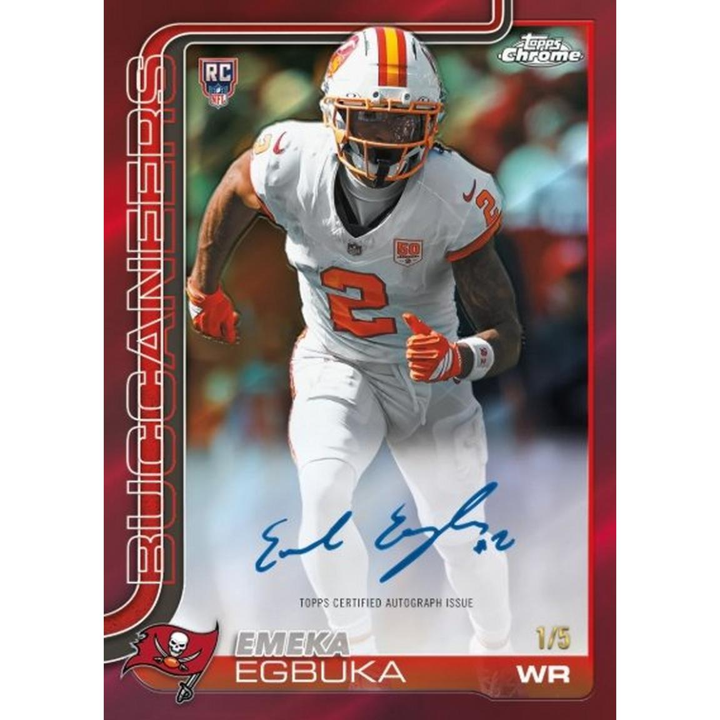 2025 Topps Chrome Football Blaster Pack (4 Cards)