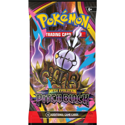 Pokemon: Mega Evolution PITCH BLACK English Booster Pack (10 Cards)