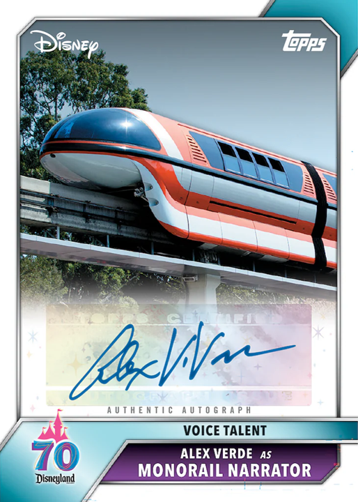 2025 Topps Disneyland 70th Anniversary Blaster Pack (5 Cards)
