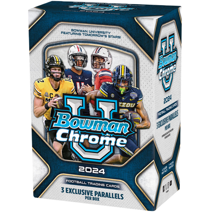 2024 Bowman Chrome U Football Value Box (7 Packs)