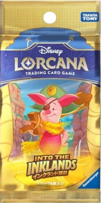 Disney Lorcana: Into the Inklands (JPN) Booster 2pk (6 Cards Each)