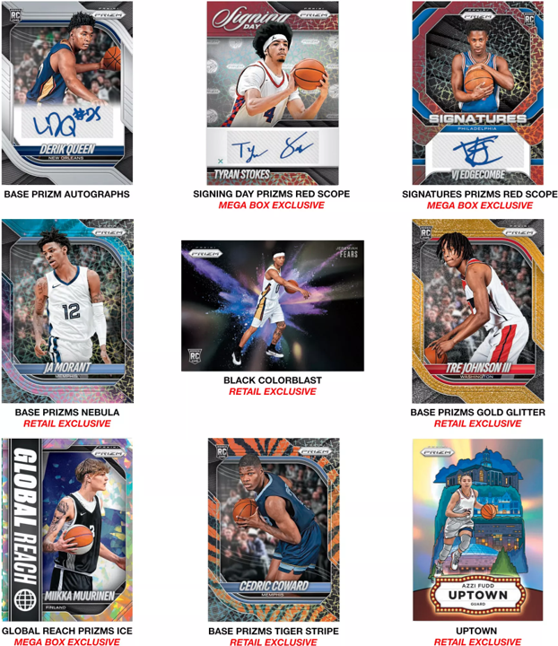 2025-26 Panini Prizm Basketball Mega Box (6 Packs)