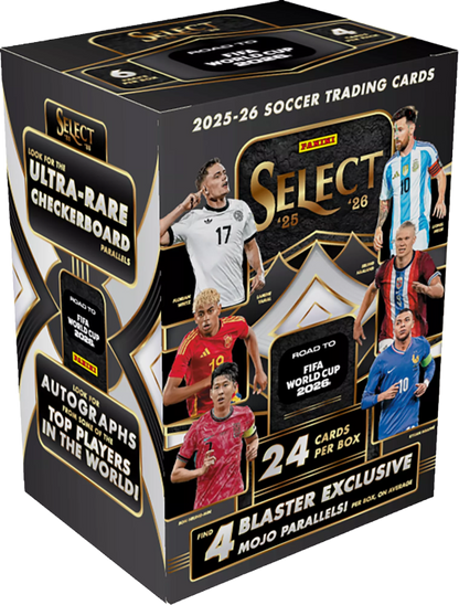 2025-26 Panini Select Road to the World Cup Soccer Blaster Box (6 Packs)