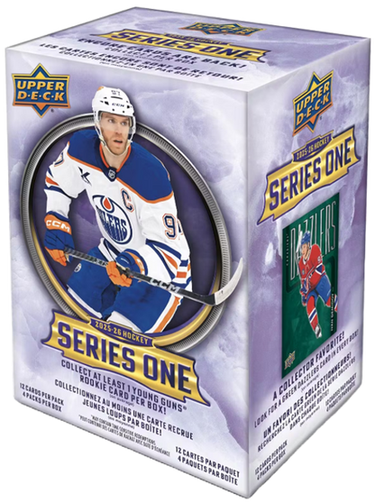 2025-26 Upper Deck Series 1 Hockey Blaster Box (4 Packs)