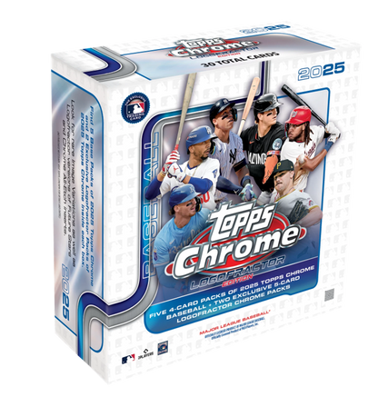 2025 Topps Chrome Logofractor Baseball Mega Box (7 Packs)